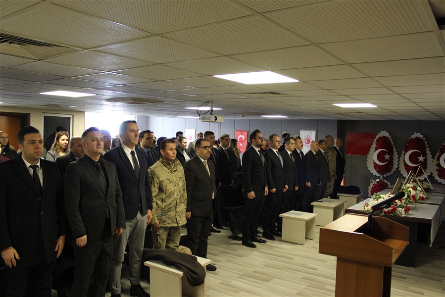 ŞEHİTLERİMİZ İÇİN ANMA TÖRENİ DÜZENLENDİ